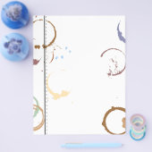 Type Art Coffee Vlek Flyer Sjabloon (Enkel)