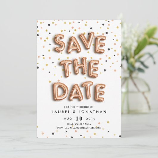 Type ballon | De Kaart Datum opslaan (Staand voorkant)