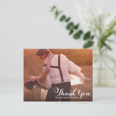  TYPE | BRUILOFT BEDANKT POST KAART (Staand voorkant)