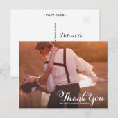  TYPE | BRUILOFT BEDANKT POST KAART (Voorkant / Achterkant)
