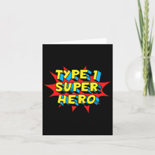 Type één superheld Type 1 Diabetes Kaart
