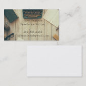 Type en schrijfbureau visitekaartje (Voorkant / Achterkant)