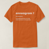 Type Enneagram Persoonlijkheid T-shirt (Design voorkant)