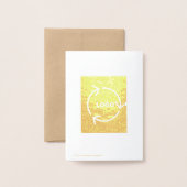 Type envelop premium kraft folie kaart (Met envelop)