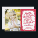 type feestdag-fotokaart - rood feestdagenkaart<br><div class="desc">Viel het seizoen met deze moderne en stijlvolle vakantiekaart van Berry Berry Sweet. Bezoek WWWW.BERRYBERRYSWEET.COM voor meer van onze stijlvolle vakantie-collecties. Er zijn meer kleuren beschikbaar.</div>