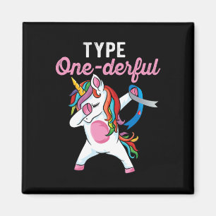 Type Geweldige Dabbing Eenhoorn Type 1 Diabetes Aw Magneet