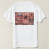 Type in het rood Lager T-shirt (Design achterkant)