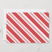 type kerstkaart snoep stripe rugleuning aankondiging (Achterkant)