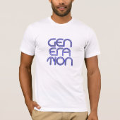 Type Logo T-shirt generatie mannen (Voorkant)