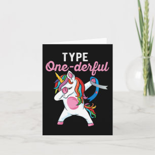 Type nederful Dabbing unicorn Type 1 Diabetes Awa Kaart
