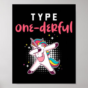 Type nederful Diabetes Awareness Diabetic Life Poster