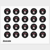 Type nederful Diabetes Awareness Diabetic Life Ronde Sticker (Vel)