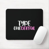 Type nederige Type 1 Diabetes Muismat (Met muis)