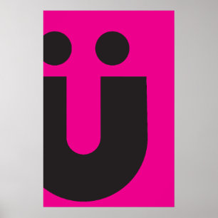 Type(O) Creaties: Umlaut Ü Poster