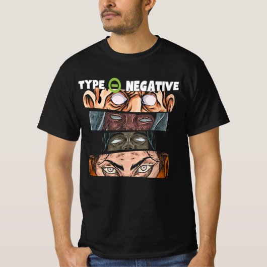 Type O negatief T-shirt (Voorkant)
