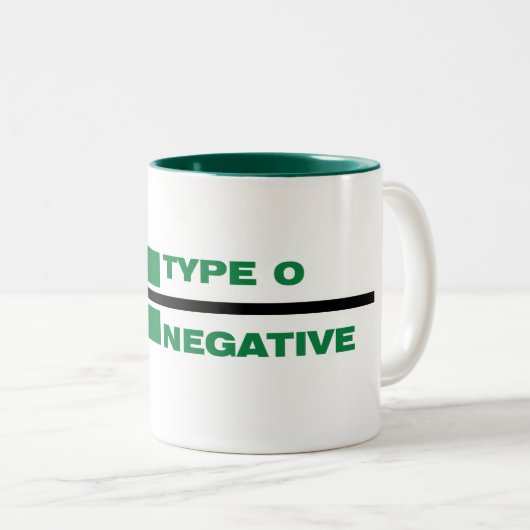 Type O negatieve Mok (Voorkant rechts)