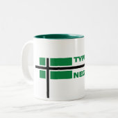 Type O negatieve Mok (Voorkant links)