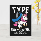 Type One Derful Naturally Sweet Diabetes  Kaart (Gele Bloem)