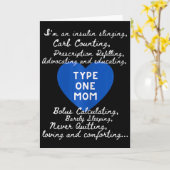 Type One Mom Awareness  Kaart (Gele Bloem)