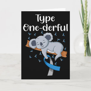 Type Onederful Koala Diabetes Lint T1d Diabetes Kaart