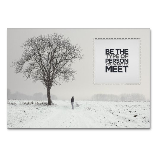 Type persoon kaart (Voorkant)