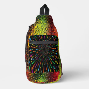 Type: Print Cut Sew Sling Tas Onze all-over print
