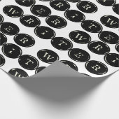 type schrijfmachine - patroon | Schrijver Cadeaupapier (Hoek)