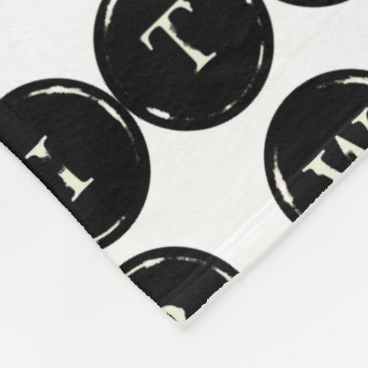  type schrijfmachine - patroon | Schrijver Fleece Deken (Hoek)