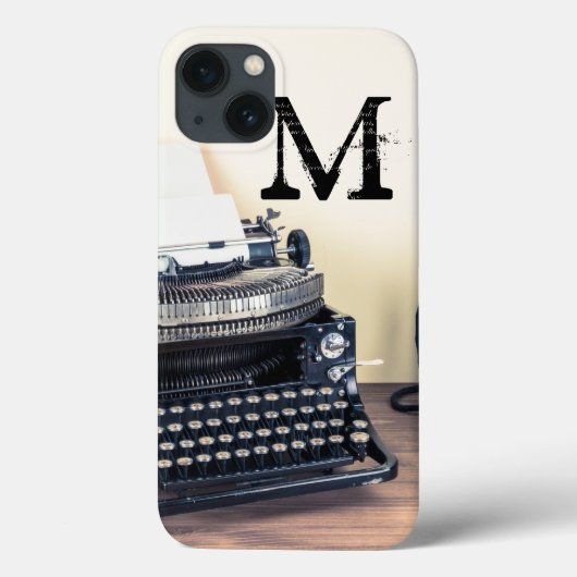 Type Schrijver Retro Telefoon IPhone 6 Hoesje (Achterkant)