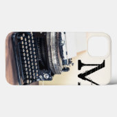 Type Schrijver Retro Telep Monogram IPAD Case (Achterkant (horizontaal))