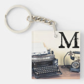  Type Schrijver Victoriaans Telefoon Sleutelhanger (Voorkant)