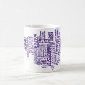 Typekaart van Greater Manchester Koffiemok (Center)