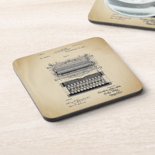  typemacherpatent bier onderzetter (Linkerzijde)