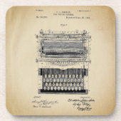  typemacherpatent bier onderzetter (Voorkant)