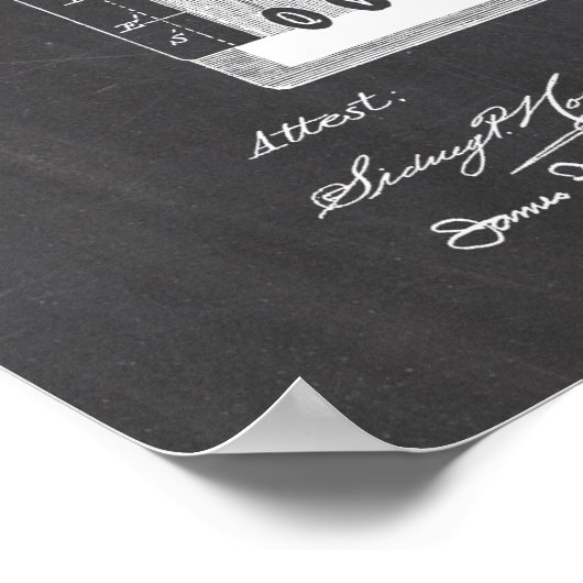 Typemacherpatent Poster (Hoek)