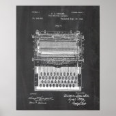 Typemacherpatent Poster (Voorkant)