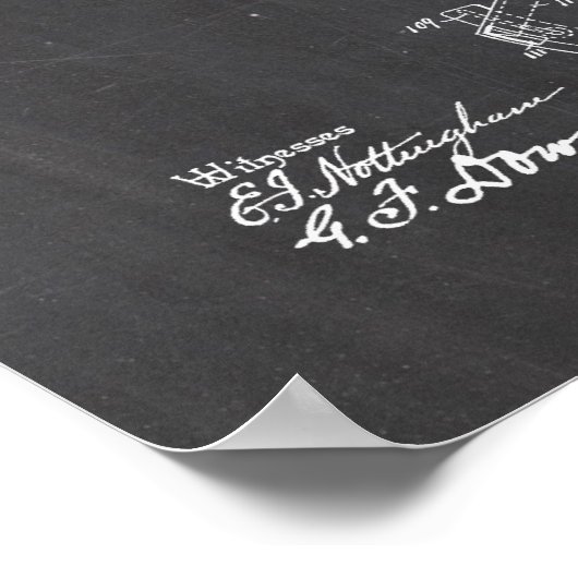 Typemacherpatent Poster (Hoek)