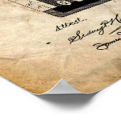 Typemacherpatent Poster (Hoek)