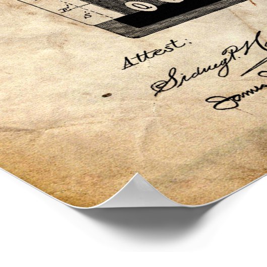 Typemacherpatent Poster (Hoek)