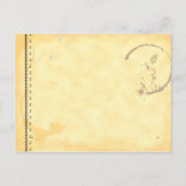 Typemachine Art Coffe Stain Briefkaart Sjabloon (Voorkant)