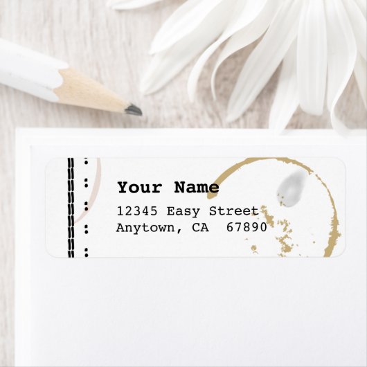 Typemachine Art Coffestain Aangepaste labels (Insitu)