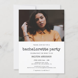 typemachine Bachelorette Party foto Kaart