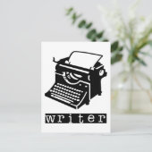 Typemachine Briefkaart (Staand voorkant)