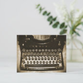 Typemachine Briefkaart (Staand voorkant)