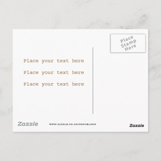 Typemachine Briefkaart (Achterkant)