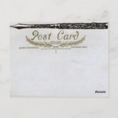 typemachine briefkaart (Achterkant)