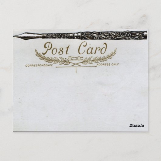 typemachine briefkaart (Achterkant)