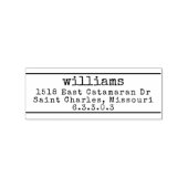 typemachine bruiloft rubberstempel (Gestempeld)