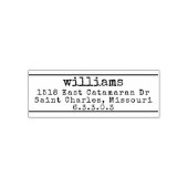  typemachine bruiloft  zelfinktende stempel (Design)