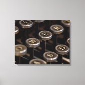 Typemachine Canvas Afdruk (Voorkant)